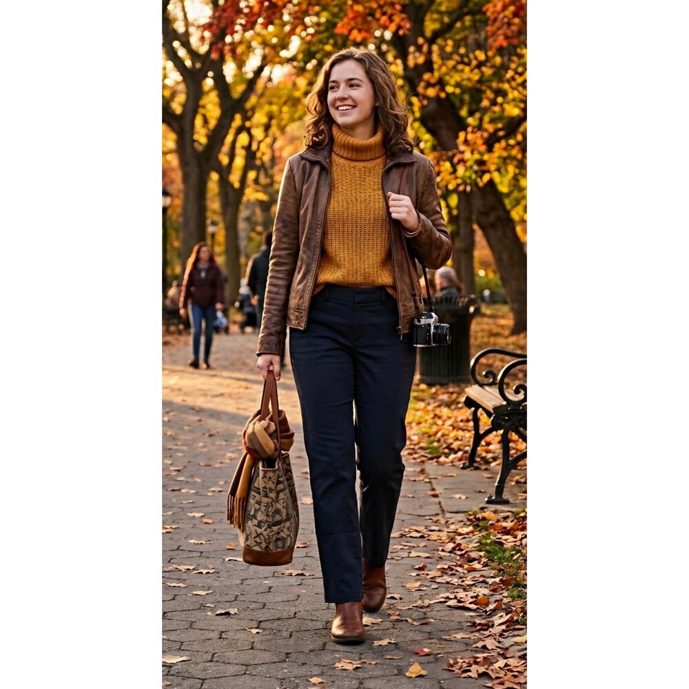 Dockers Women’s Navy Favorite Fit Straight-Leg Pants – Size 8